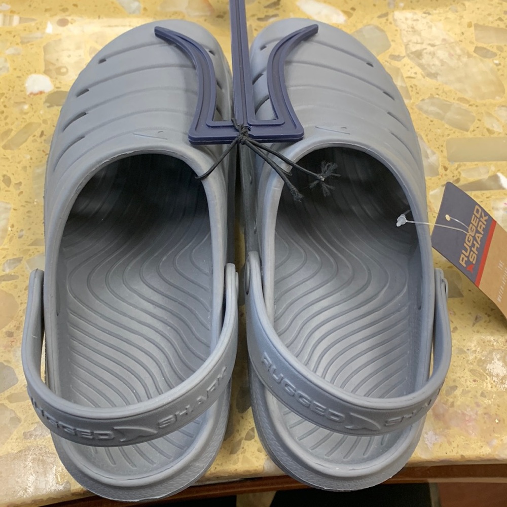 Mens grey crocs